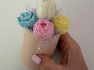 Wax Melt Flower Pot